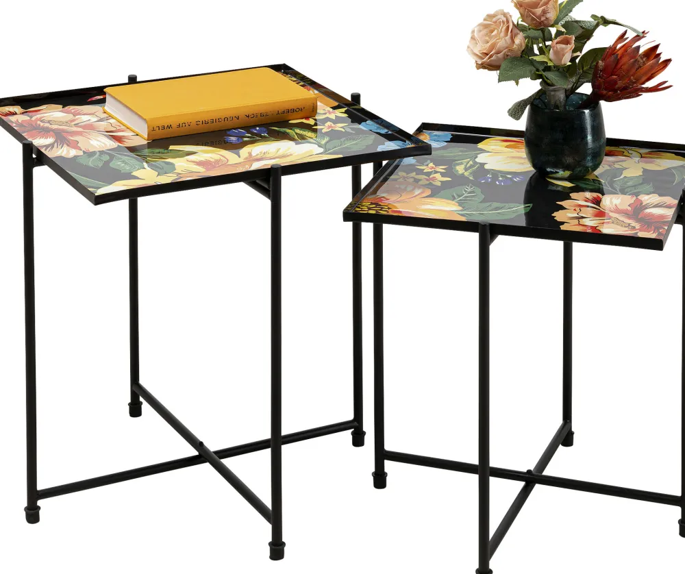 bijzettafel_flowers_garden_square_set_van__2.webp KARE Design Bijzettafel Flowers Garden Square (Set Van 2)