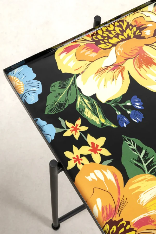 KARE Design Bijzettafel Flowers Garden Square (Set Van 2)