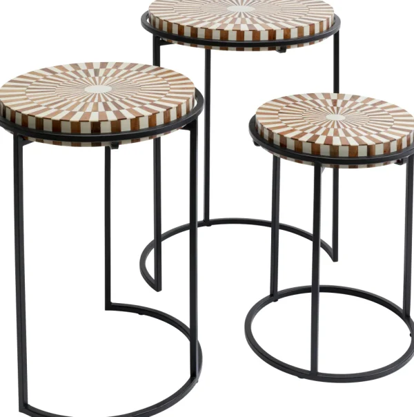 KARE Design Bijzettafel Hula Hula (3/set)