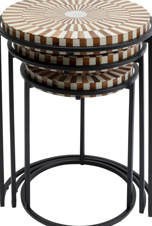 KARE Design Bijzettafel Hula Hula (3/set)