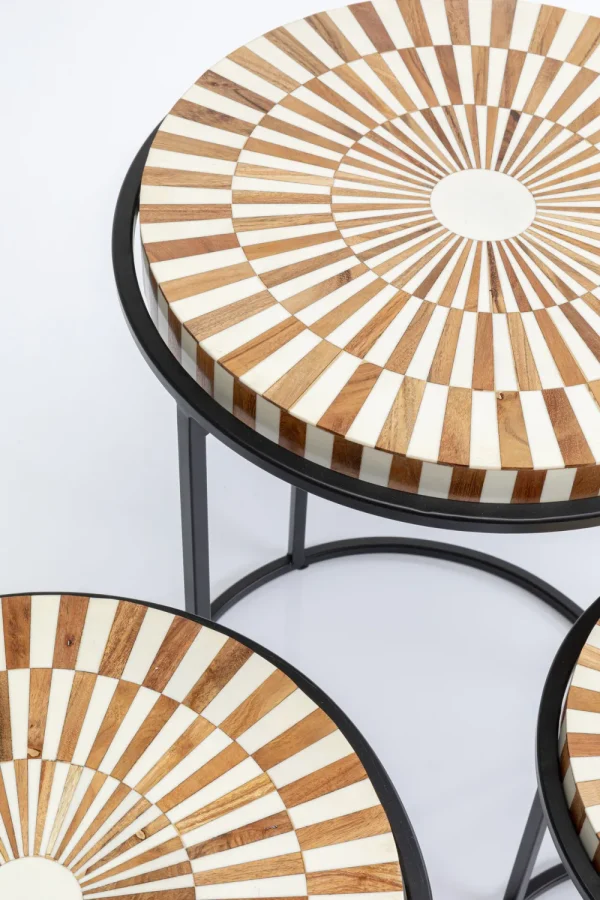 KARE Design Bijzettafel Hula Hula (3/set)