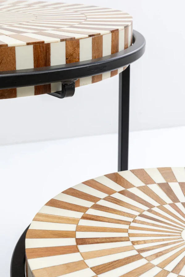 KARE Design Bijzettafel Hula Hula (3/set)