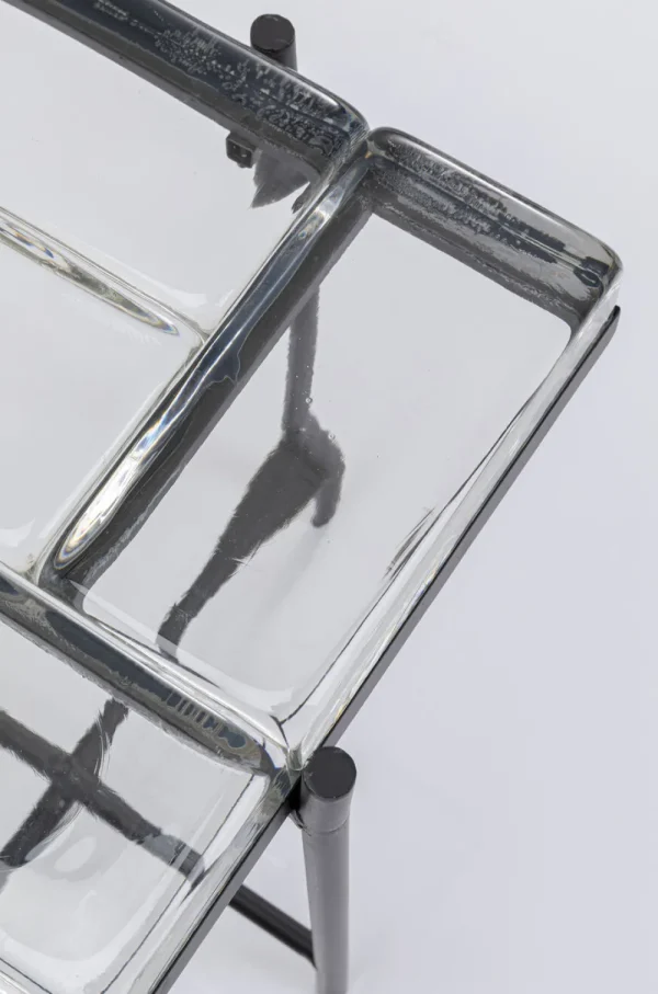KARE Design Bijzettafel Iceline Black 43x33cm