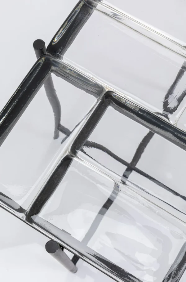 KARE Design Bijzettafel Iceline Black 43x33cm