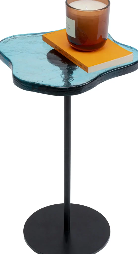 KARE Design Bijzettafel Lava Blue 30cm
