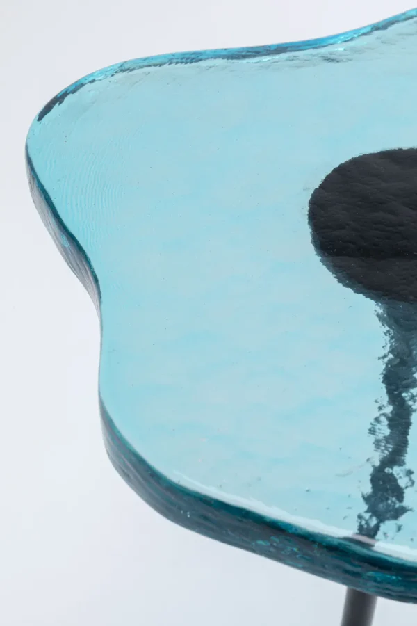 KARE Design Bijzettafel Lava Blue 30cm