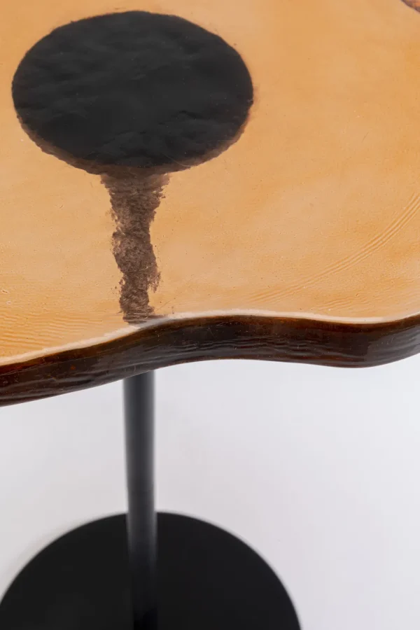 KARE Design Bijzettafel Lava Orange 30cm