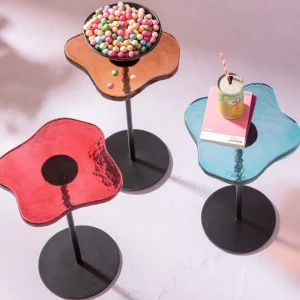 KARE Design Bijzettafel Lava Red 30cm