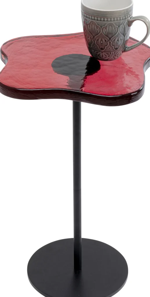 KARE Design Bijzettafel Lava Red 30cm