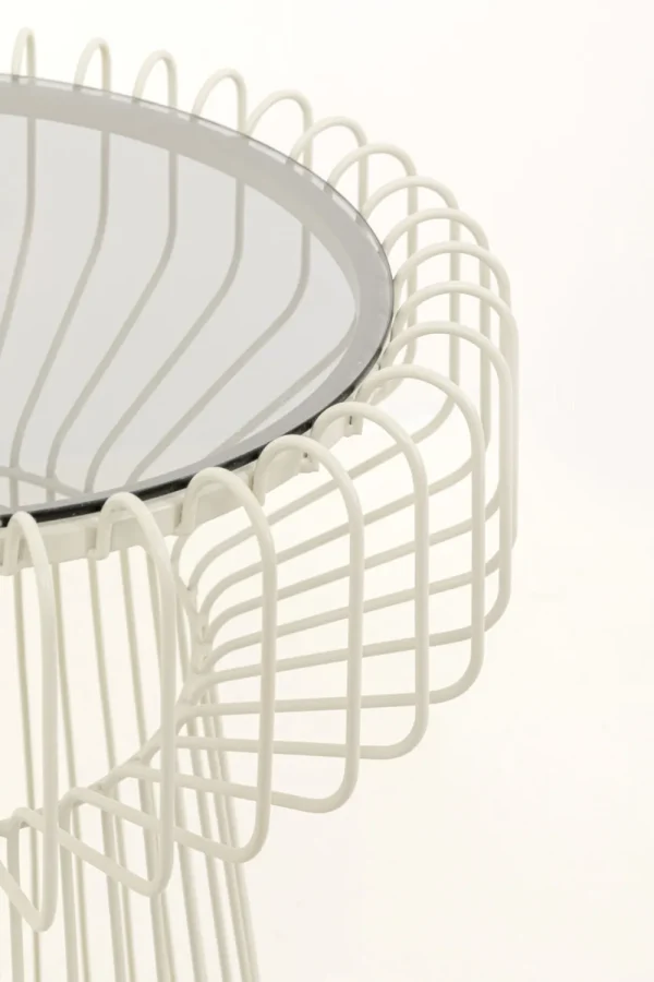 KARE Design Bijzettafel Lisboa Wit 38cm