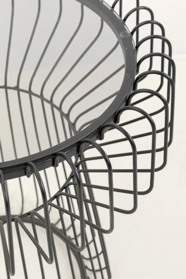 KARE Design Bijzettafel Lisboa Zwart 38cm