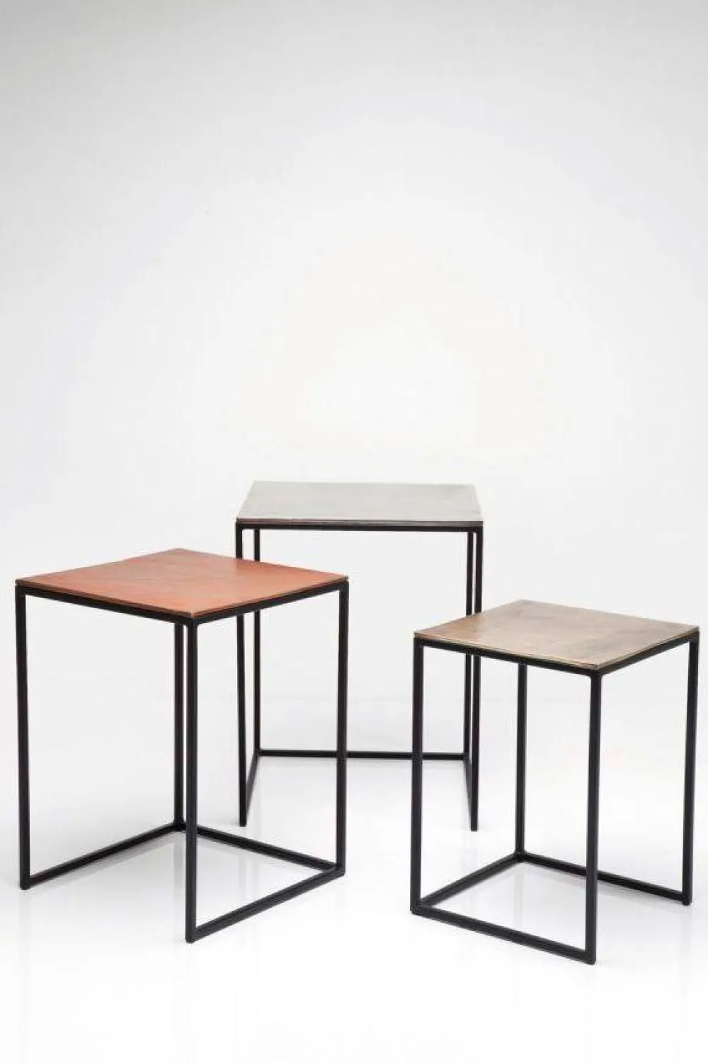 bijzettafel_loft_vierkant_vintage_delig_xcm_1.webp KARE Design Bijzettafel Loft Vierkant Vintage (3-delig) 41x41cm