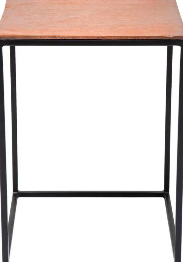 KARE Design Bijzettafel Loft Vierkant Vintage (3-delig) 41x41cm