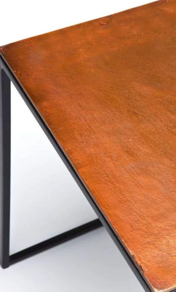 KARE Design Bijzettafel Loft Vierkant Vintage (3-delig) 41x41cm