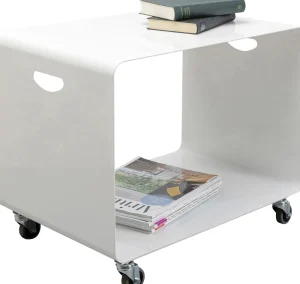 KARE Design Bijzettafel Lounge M White 60x40cm