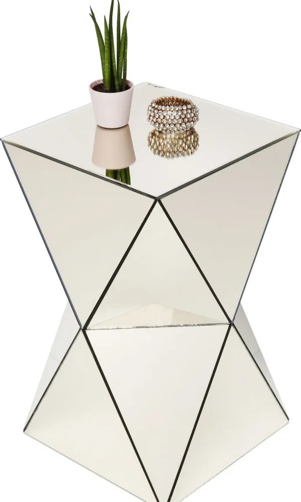 KARE Design Bijzettafel Luxury Triangle Champagne