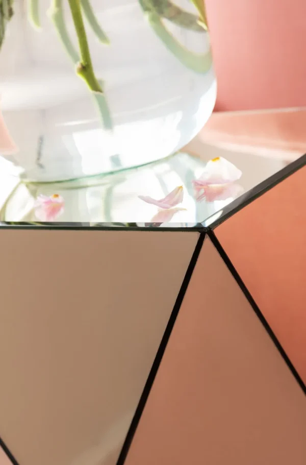 KARE Design Bijzettafel Luxury Triangle Champagne