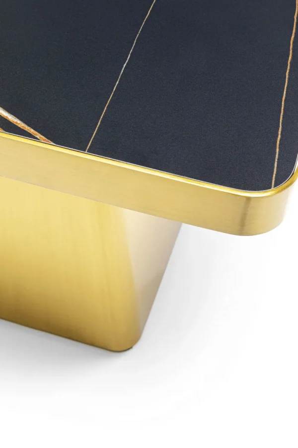 KARE Design Bijzettafel Miler Gold 60x60cm
