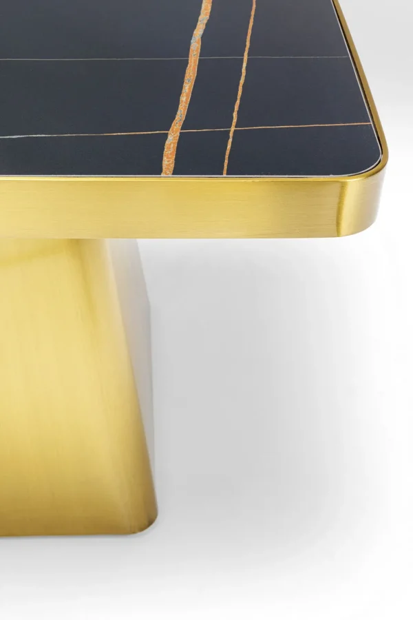 KARE Design Bijzettafel Miler Gold 60x60cm