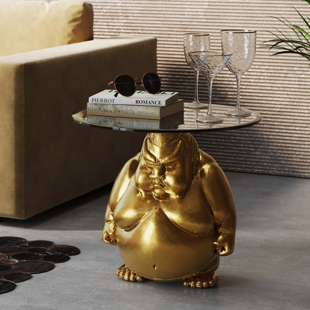 bijzettafel_monk_gold_cm_0.webp KARE Design Bijzettafel Monk Gold Ø54cm