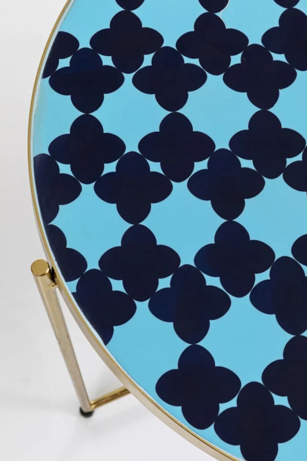 KARE Design Bijzettafel Priya Blue (Set Van 2)