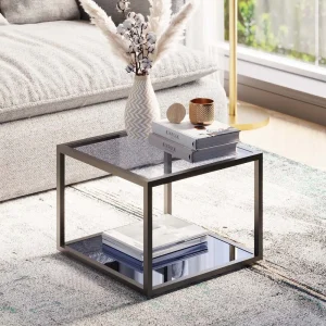 KARE Design Bijzettafel Quadro Black 50x50cm