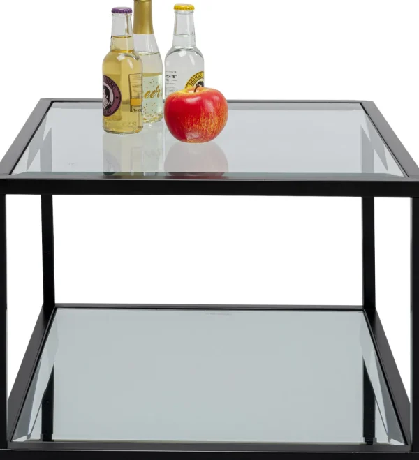 KARE Design Bijzettafel Quadro Black 50x50cm
