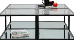 KARE Design Bijzettafel Quadro Black 50x50cm