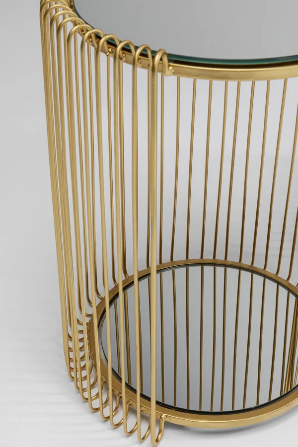 KARE Design Bijzettafel Wire Double Brass (2/set)