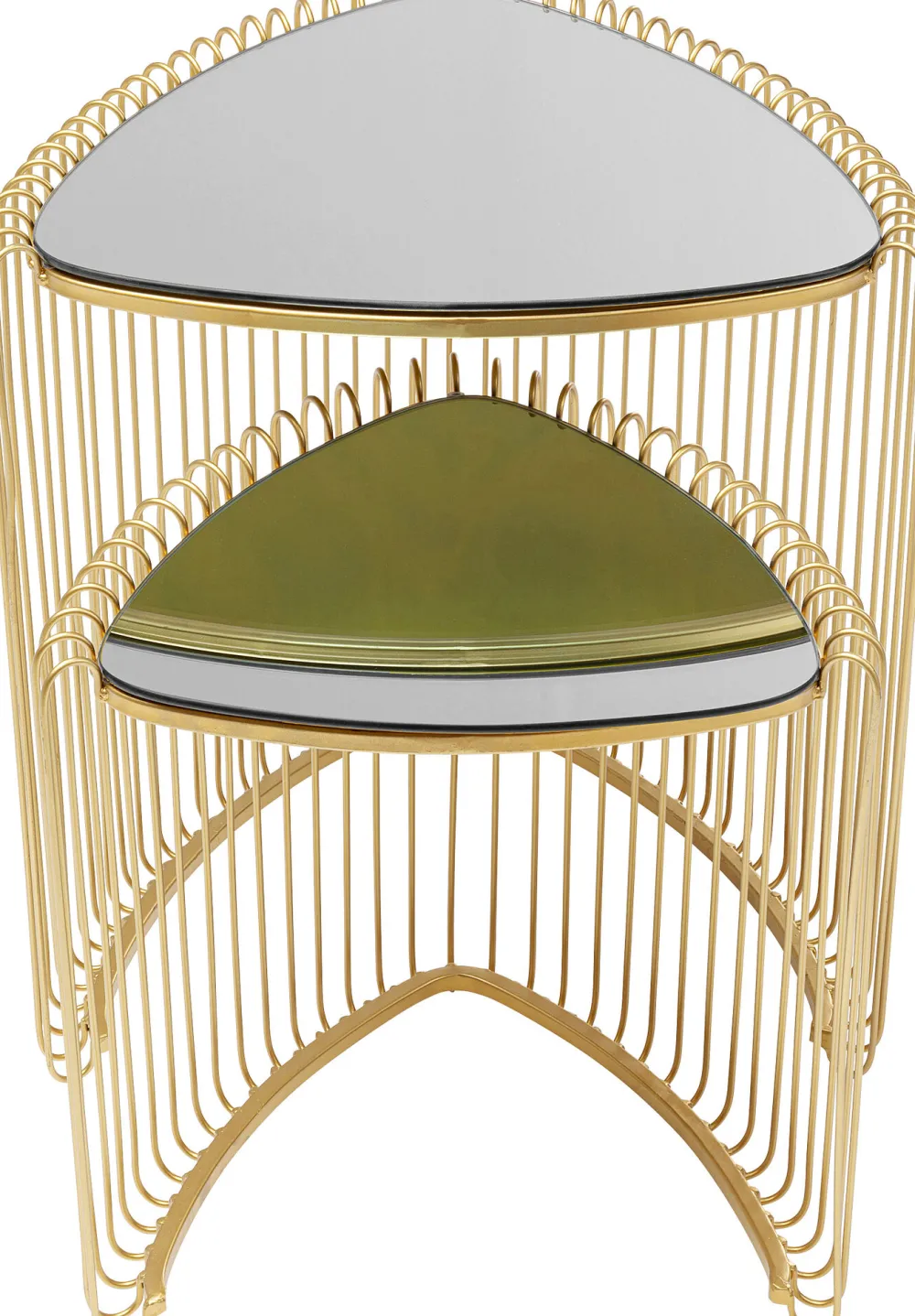 bijzettafel_wire_triangle_gold_set_van__1.webp KARE Design Bijzettafel Wire Triangle Gold (Set Van 2)