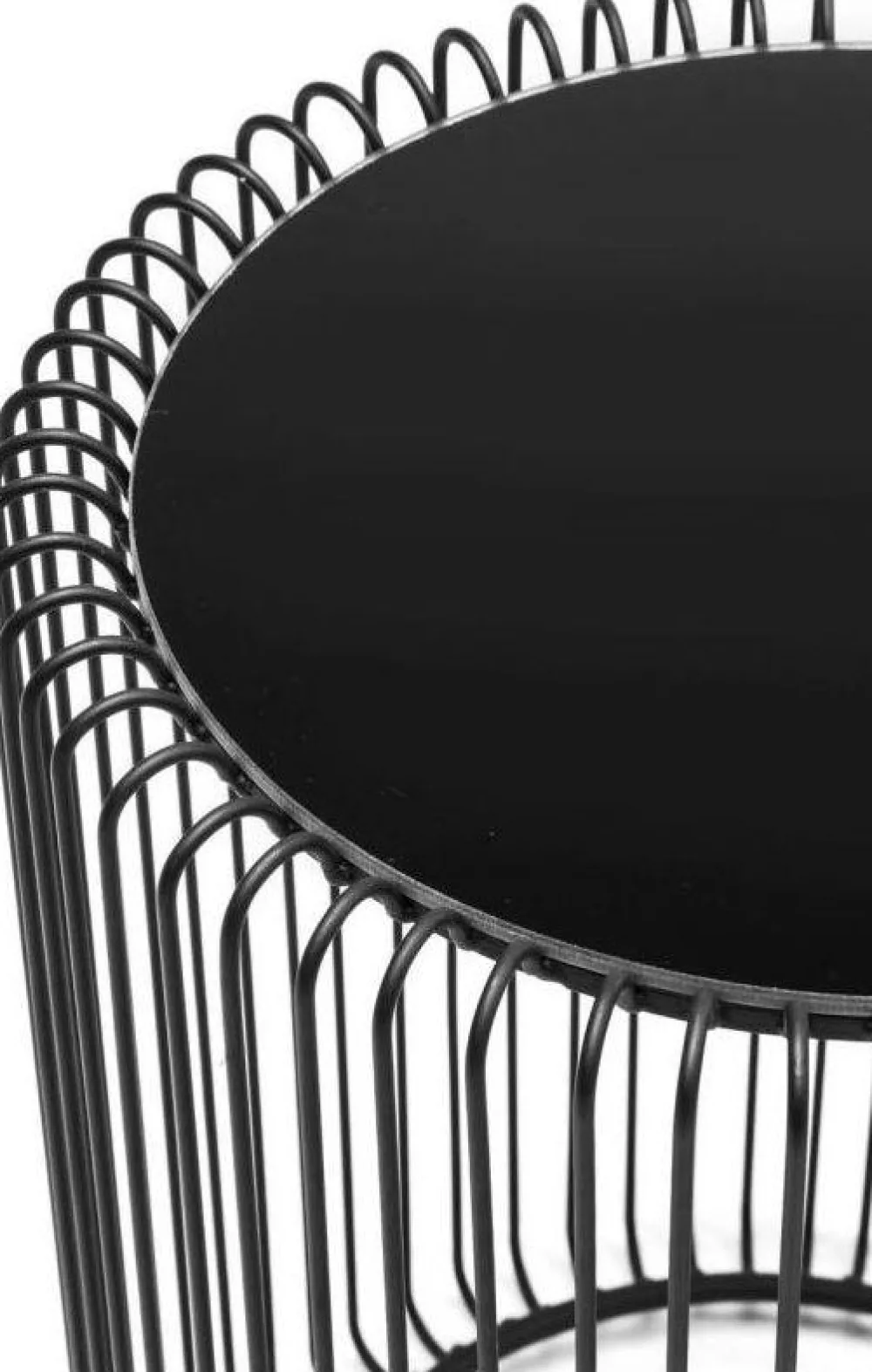bijzettafel_wire_zwart_delig_cm_3.webp KARE Design Bijzettafel Wire Zwart (2-delig) Ø44cm