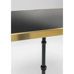 KARE Design Bistro Tafel Kaffeehaus Rim Vierkant Zwart 60x60cm