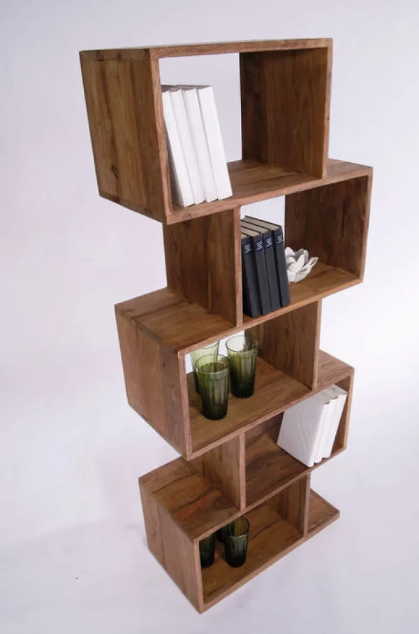 KARE Design Boekenkast Authentico Zick Zack 150cm