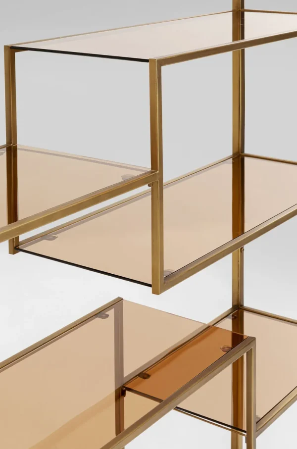 KARE Design Boekenkast Loft Goud 195x115cm