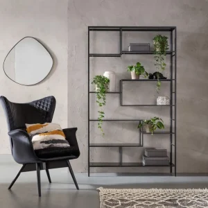 KARE Design Boekenkast Loft Zwart 195x115cm