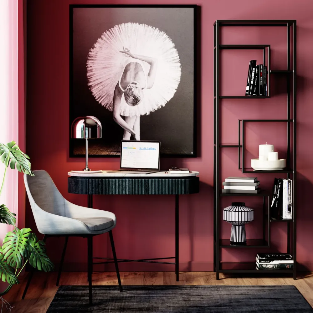 boekenkast_loft_zwart_xcm_0.webp KARE Design Boekenkast Loft Zwart 195x60cm