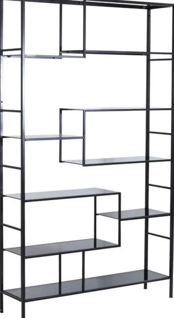 KARE Design Boekenkast Loft Zwart 195x115cm