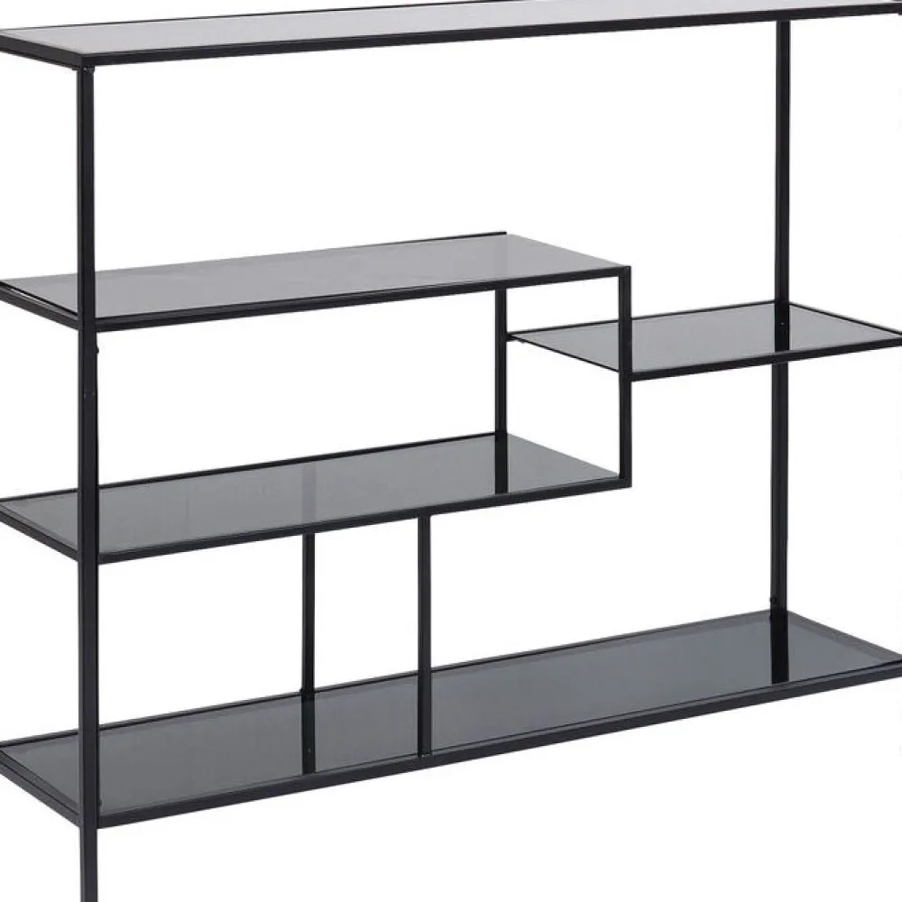 boekenkast_loft_zwart_xcm_1-2.webp KARE Design Boekenkast Loft Zwart 100x115cm