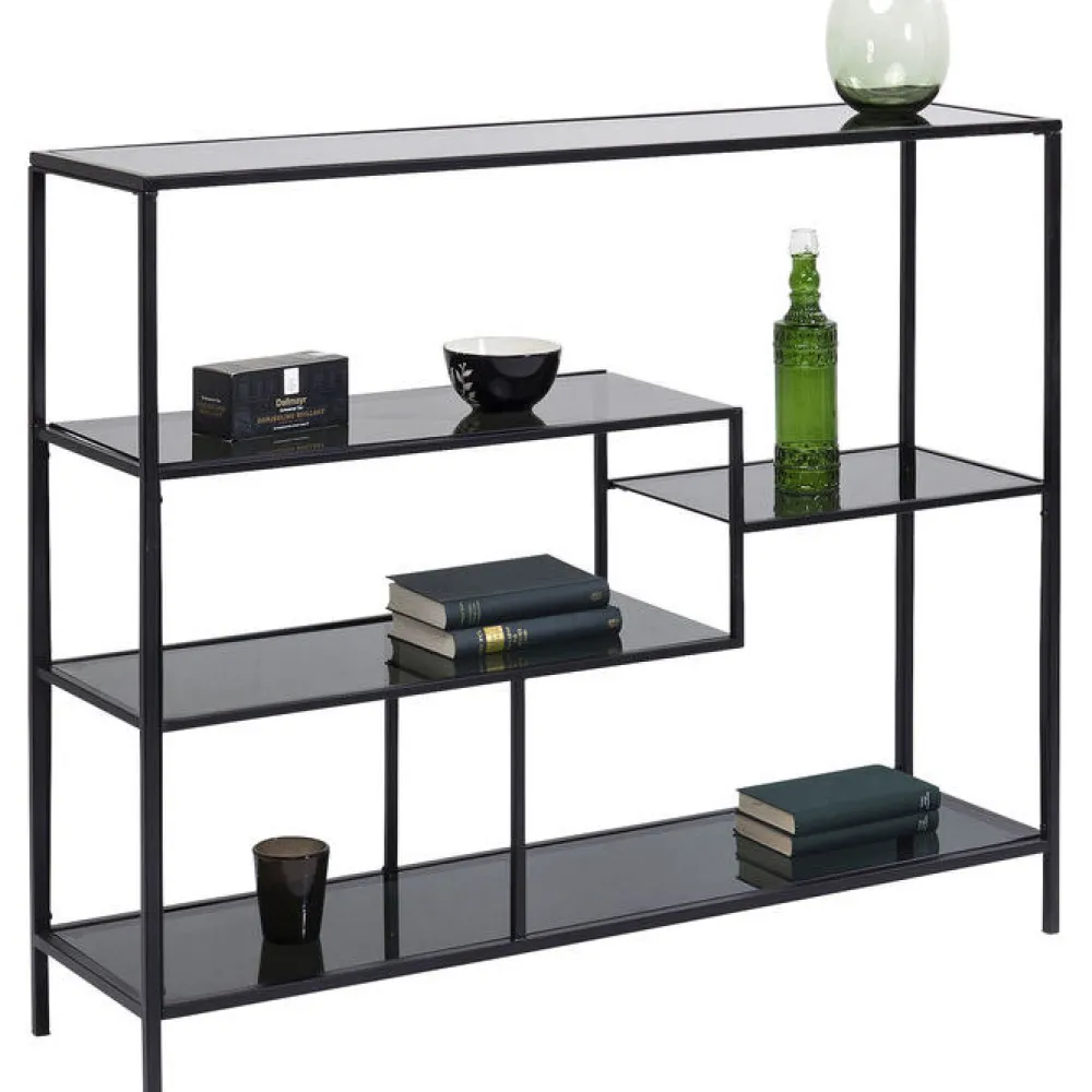 boekenkast_loft_zwart_xcm_2-2.webp KARE Design Boekenkast Loft Zwart 100x115cm