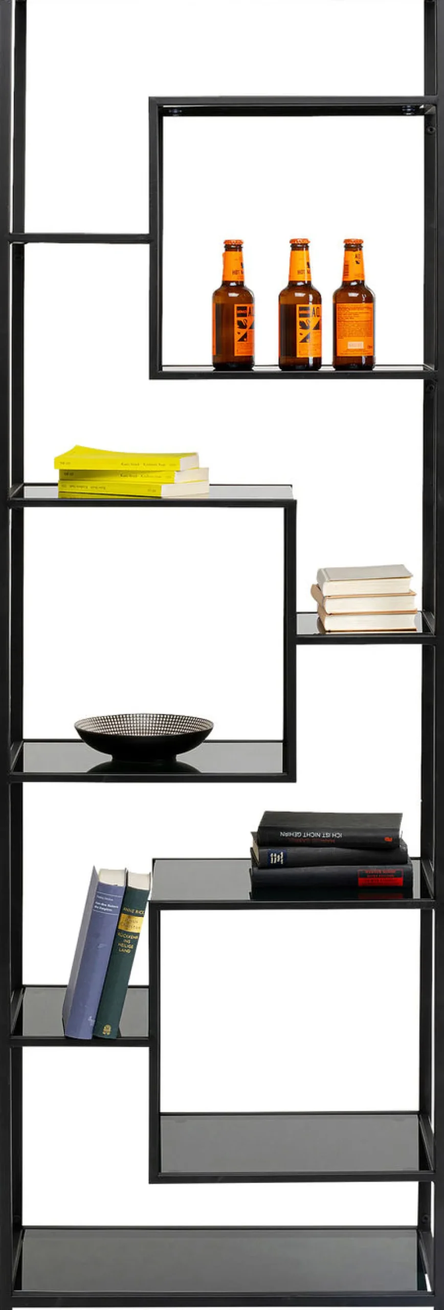 boekenkast_loft_zwart_xcm_2.webp KARE Design Boekenkast Loft Zwart 195x60cm