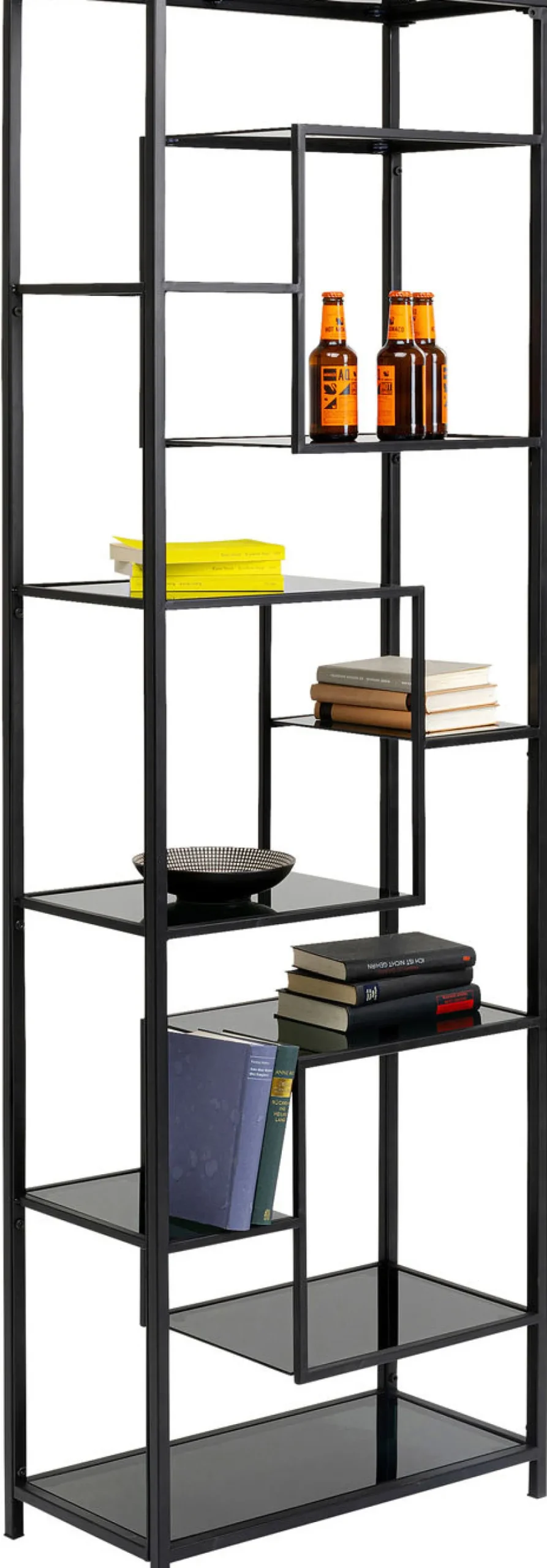 boekenkast_loft_zwart_xcm_3.webp KARE Design Boekenkast Loft Zwart 195x60cm