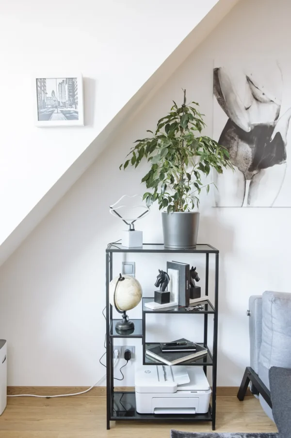 KARE Design Boekenkast Loft Zwart 100x60cm