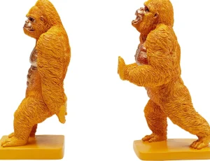 KARE Design Boekensteun Gorilla Oranje (2-delig)