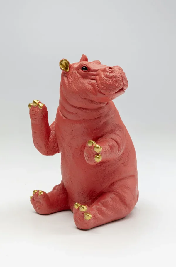 KARE Design Boekensteun Nijlpaard Roze (2-delig)