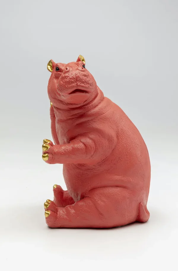 KARE Design Boekensteun Nijlpaard Roze (2-delig)