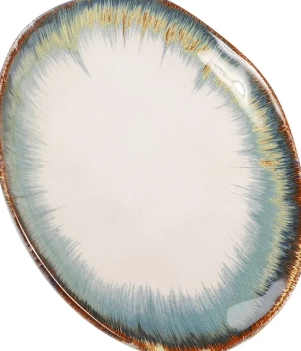 KARE Design Bord Laguna Blauw Ø20cm