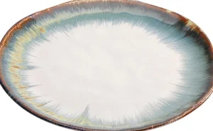 KARE Design Bord Laguna Blauw Ø26cm