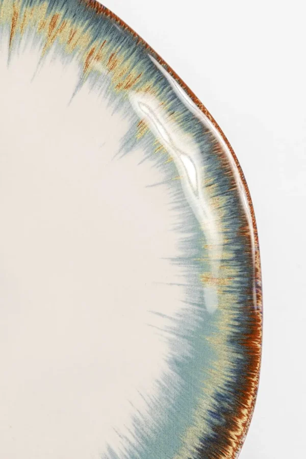 KARE Design Bord Laguna Blauw Ø20cm