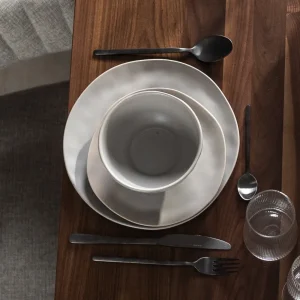 KARE Design Bord Organic Grey Ø26cm