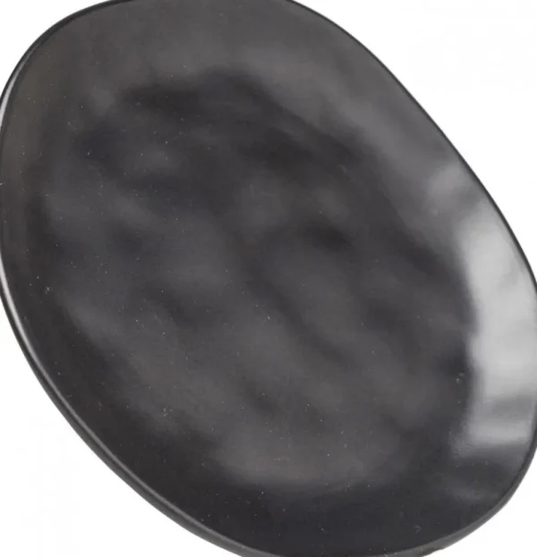 KARE Design Bord Organic Zwart Ø20cm